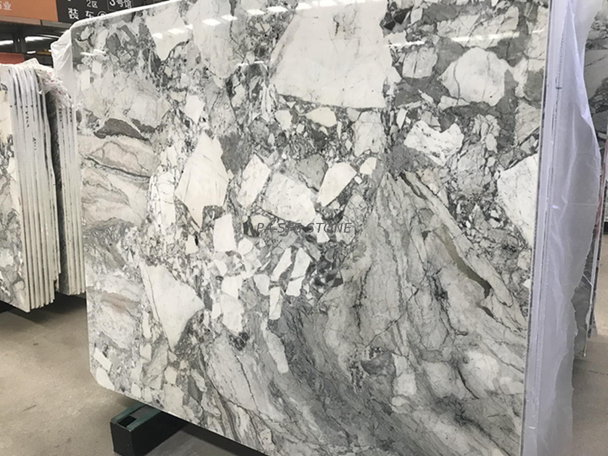 Barcelona White Marble Slabs 