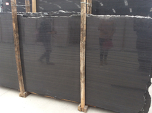 Black wooden Black Marble Chinese Marble Slabs high quality