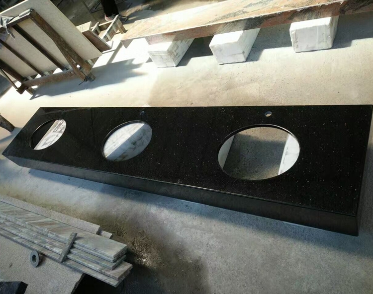 Black Galaxy Countertop 18 Granite Top