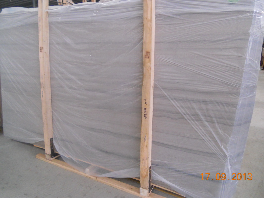 Athens Grey Marble Wooden Marble Slabs High Quality Good Price