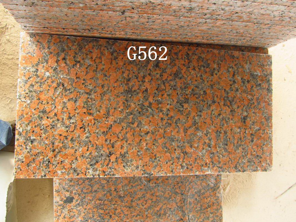 G562 Maple Red Chinese Red Granite Slabs Good Price