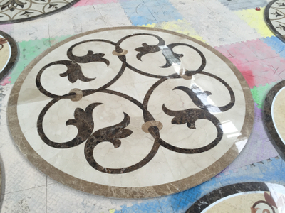 Marble Patterns Mixed Marble Waterjet Pattern Marble Products 8095