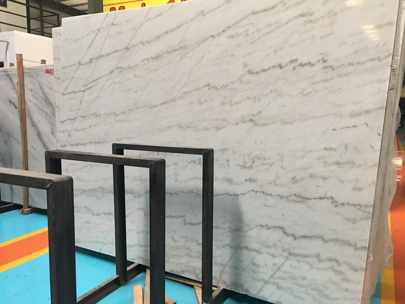 Guangxi White Polished Marble for Building Material 