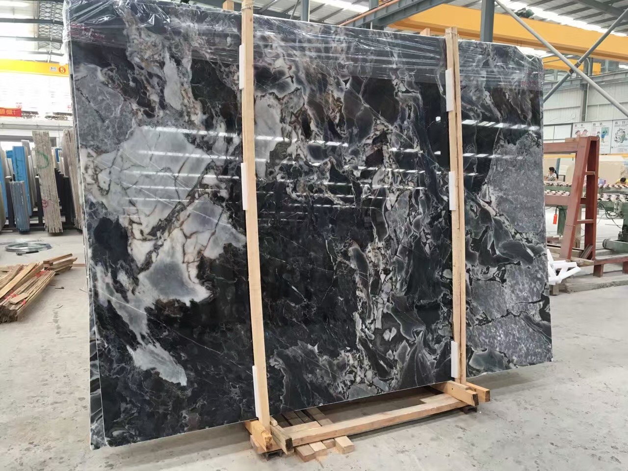 Galaxy Blue Chinese Marble Slabs High Quality Good Price