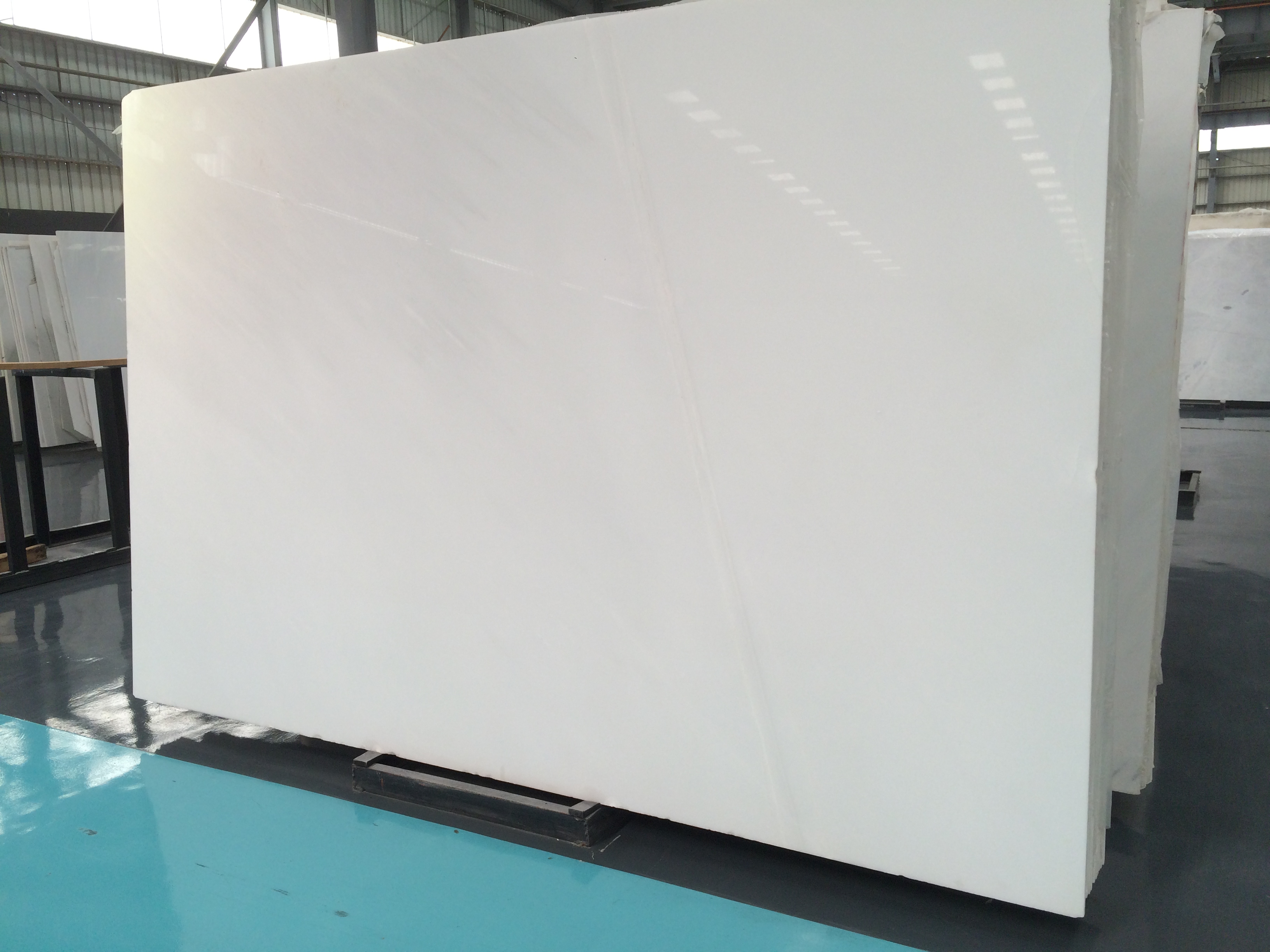 Pure White Marble Chinese Natural Stone Marble Slabs