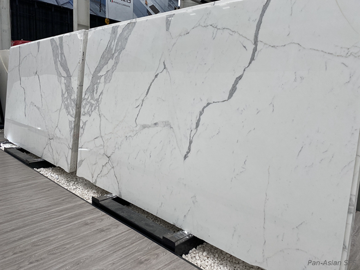 Calacatta White Marble Luxury Interior Material Italian White Marble Slabs 