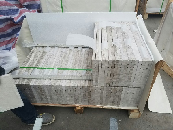 White Wooden Vein Marble Slabs Chinese Marble High Quality